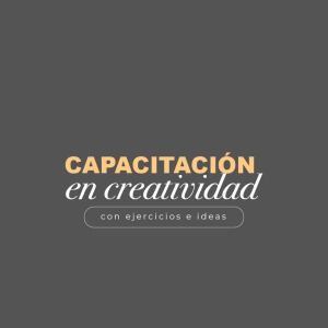 Capacitación en Creatividad